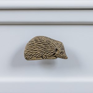 Rustic Hedgehog Drawer Knob