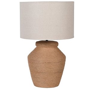 Small Rope Effect Table Lamp