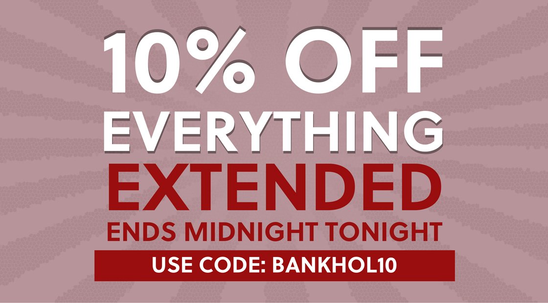 10% off website extended ending midnight - desktop